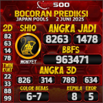 TOTO500: Prediksi Angka Togel Japan Pools Hari Ini