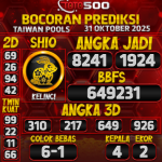 TOTO500: Prediksi Angka Togel Taiwan Pools Hari Ini