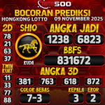TOTO500: Prediksi Angka Togel Hongkong Lotto Hari Ini