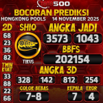 TOTO500: Prediksi Angka Togel Hongkong Pools Hari Ini