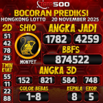 TOTO500: Prediksi Angka Togel Hongkong Lotto Hari Ini