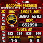 TOTO500: Prediksi Angka Togel Hongkong Lotto Hari Ini