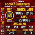 TOTO500: Prediksi Angka Togel Taiwan Pools Hari Ini