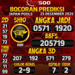 TOTO500: Prediksi Angka Togel Japan Pools Hari Ini