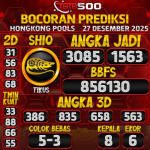 TOTO500: Prediksi Angka Togel Hongkong Pools Hari Ini