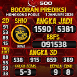 TOTO500: Prediksi Angka Togel Hongkong Pools Hari Ini