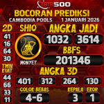TOTO500: Prediksi Angka Togel Cambodia Pools Hari Ini