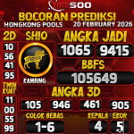 TOTO500: Prediksi Angka Togel Hongkong Pools Hari Ini