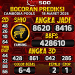TOTO500: Prediksi Angka Togel Cambodia Pools Hari Ini