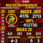 TOTO500: Prediksi Angka Togel Hongkong Pools Hari Ini