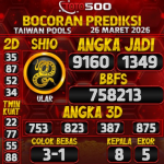 TOTO500: Prediksi Angka Togel Taiwan Pools Hari Ini