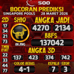 TOTO500: Prediksi Angka Togel Singapore Pools Hari Ini