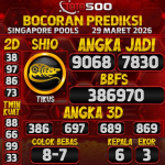 TOTO500: Prediksi Angka Togel Singapore Pools Hari Ini