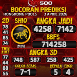 TOTO500: Prediksi Angka Togel Hongkong Pools Hari Ini